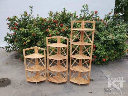 KỆ GÓC 4 TẦNG CHỮ XX