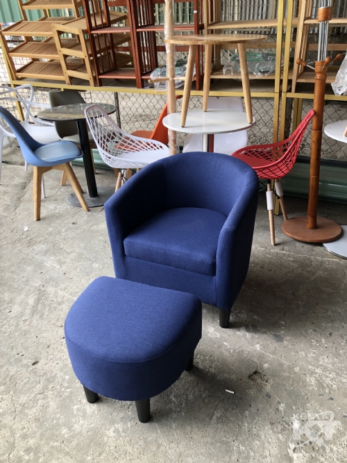 sofa đơn xanh 645x545x654