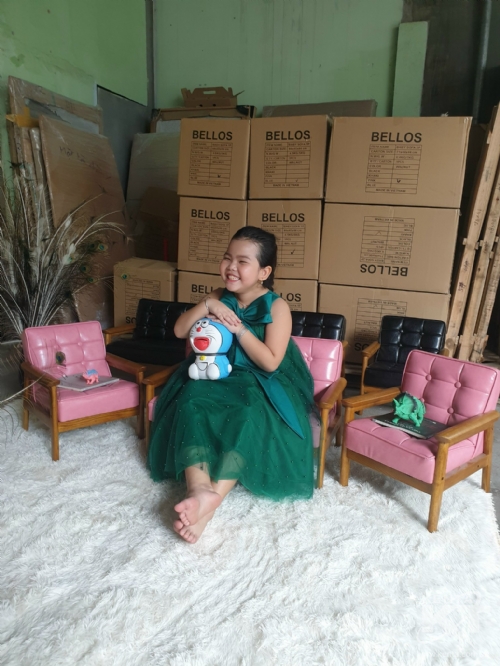 bộ ghế baby màu hồng