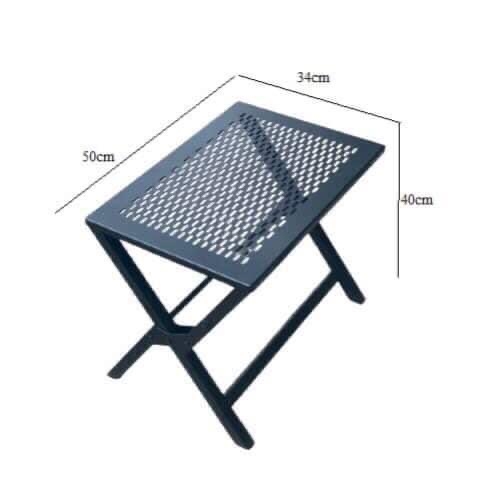 Bàn sắt đen 50*34