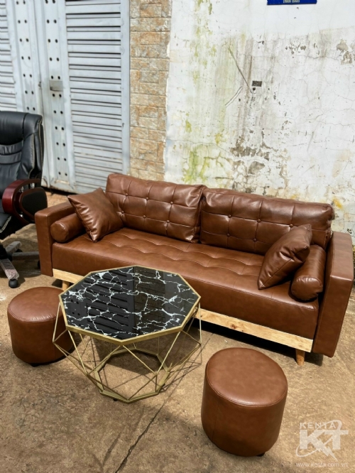 sofa nâu