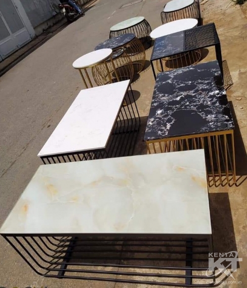 bàn sofa măt kính 50x100x45