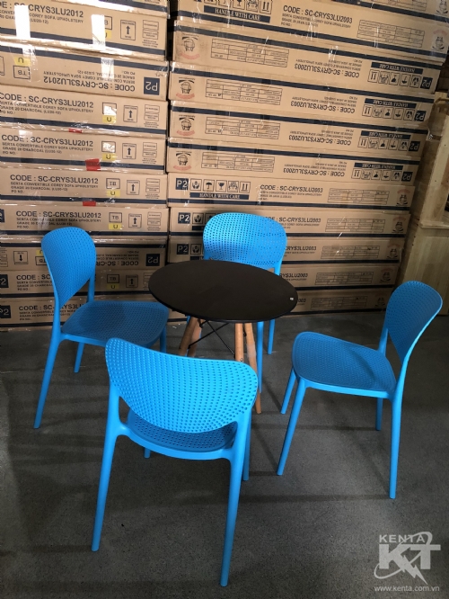 Ghế nhựa xanh dương  Model 3002