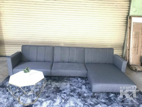 Sofa góc Chữ L xám 2012 (D275 x R150)