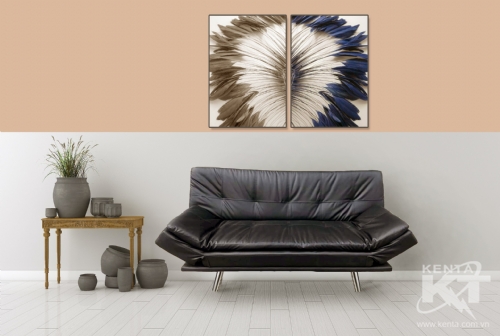 Ghế sofa  da  đen 1890x1170x225