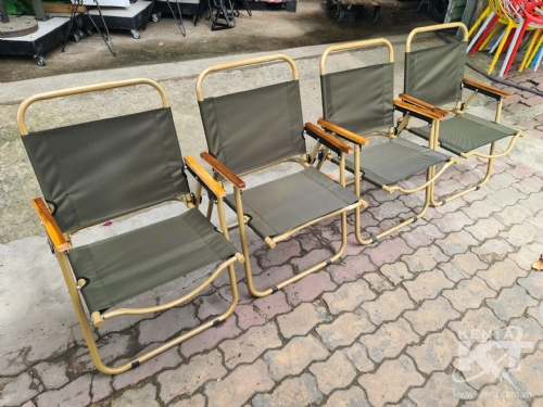 Ghế biển thấp vàng lính (thùng)