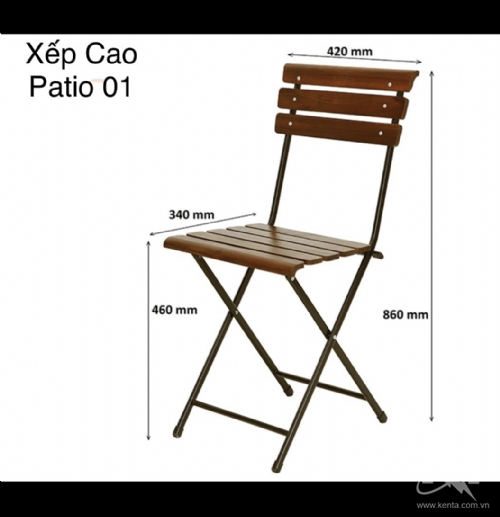 Ghế xếp cap Patino 01